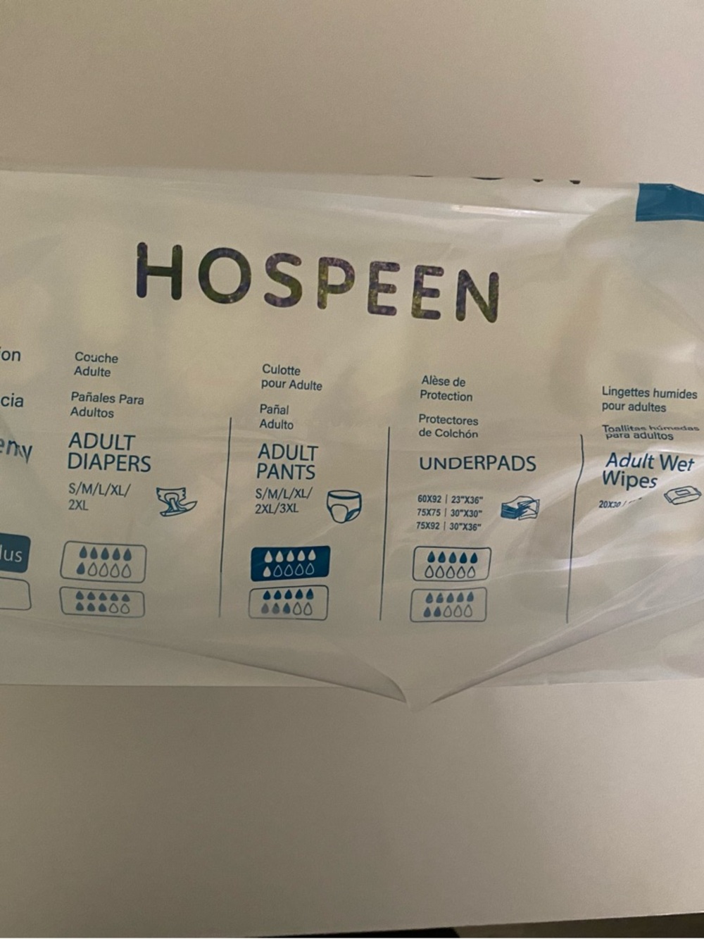Hospeen Premium Plus Size L Disposable Adult Brief  Pull Up Diaper
